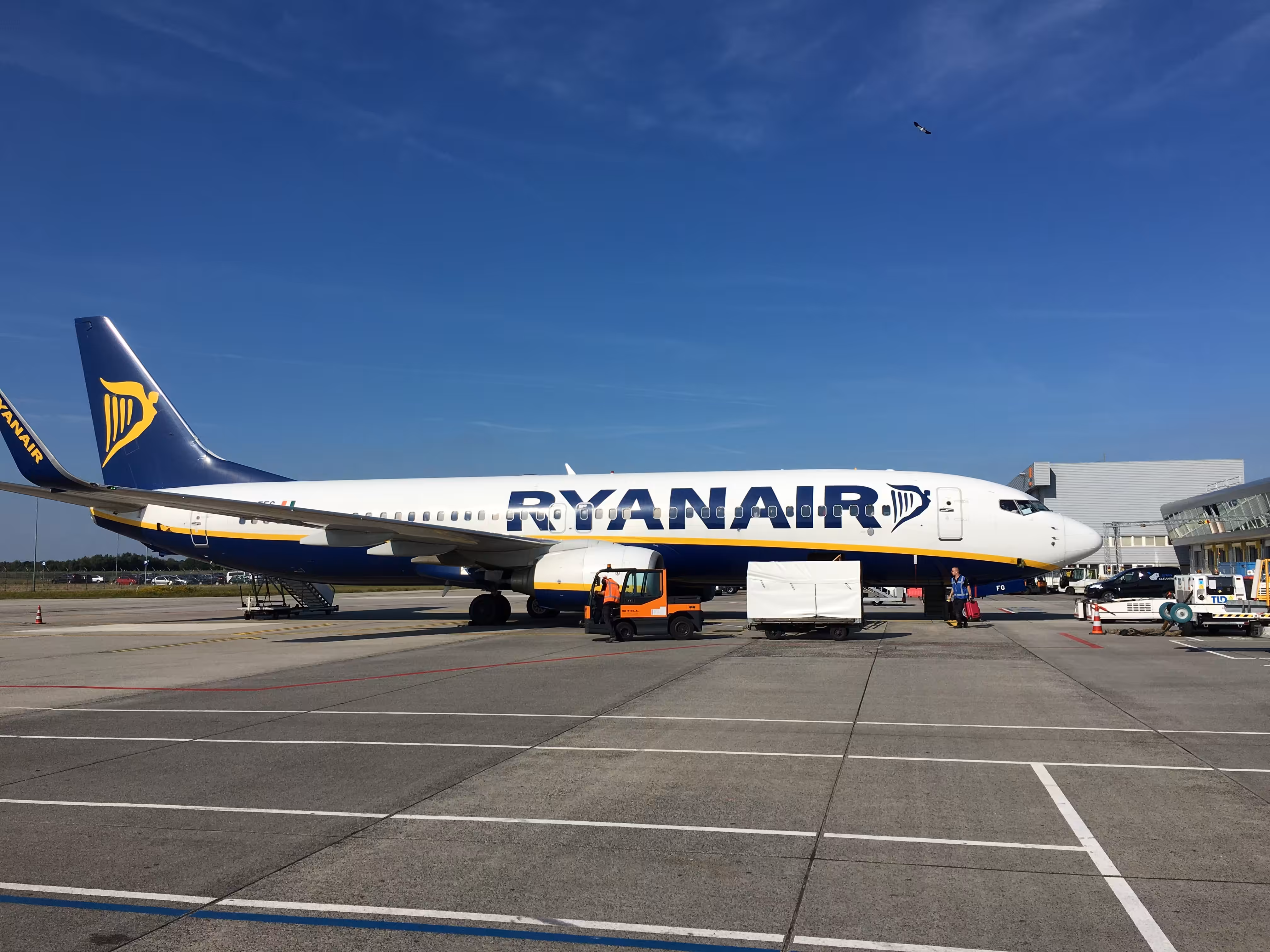 Ryanair vliegtuig
